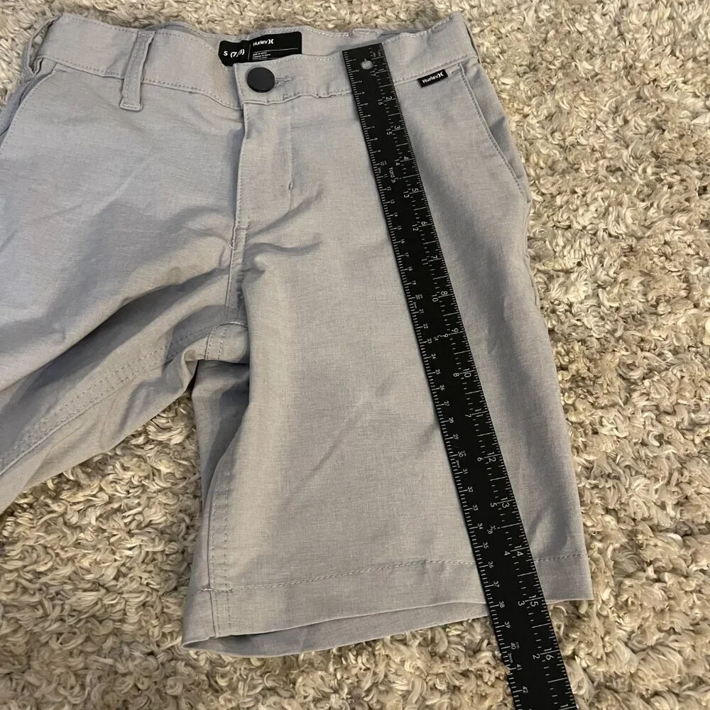 Hurley Boys Gray Hybrid Shorts S (7/8) NWOT